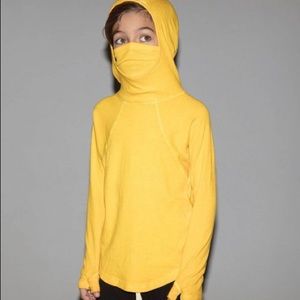 Nununu signature ‘ninja shirt’ in washed yellow